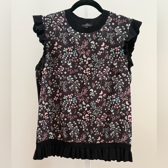 TED BAKER Letino Hazel Ruffle Top Size 2 - Picture 5 of 12